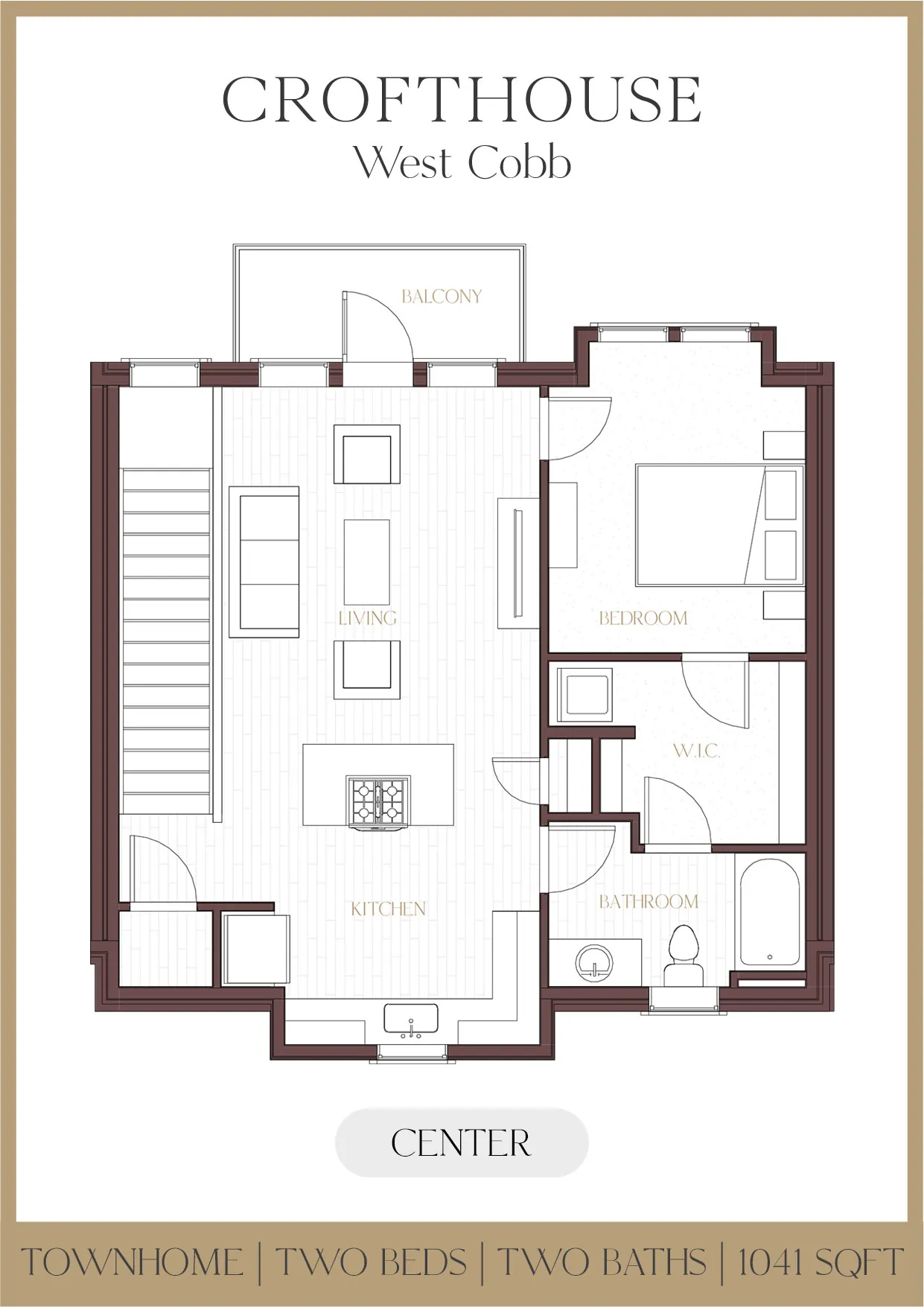 Townhome (Center)-2nd Floor